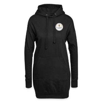 WhiskyJason Logo Small - Sweat-shirt à capuche long Femme - noir - Devant