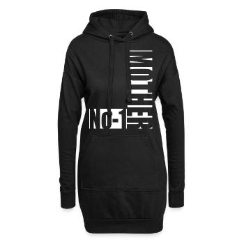 No-1 Mother - Hoodie-Kleid - Schwarz - Vorne
