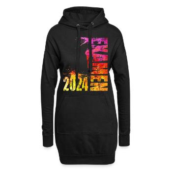 Examen 2024 - Hoodie-Kleid - Schwarz - Vorne