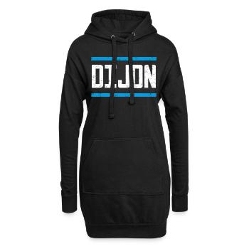 Dijon - Hoodie-Kleid - Schwarz - Vorne