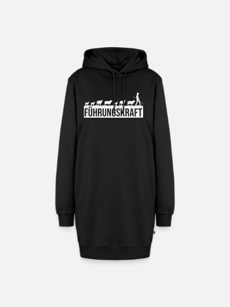 Schäferei Schafe Führungskraft Schafhirte Geschenk - Hoodie-Kleid - Schwarz