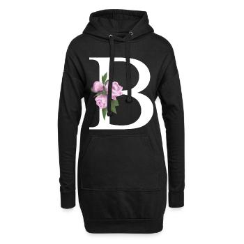 B - Hoodie-Kleid - Schwarz - Vorne