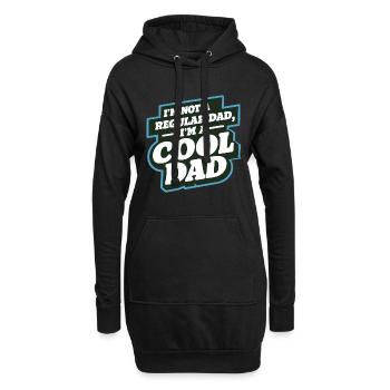 Cool Dad Spruch Vatertag Bester Vater - Hoodie-Kleid - Schwarz - Vorne