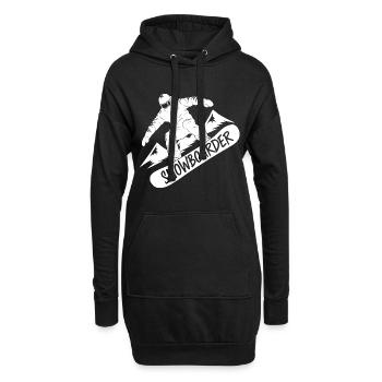 Snowboarders Snowboard Snowboard Sports d’hiver - Sweat-shirt à capuche long Femme - noir - Devant