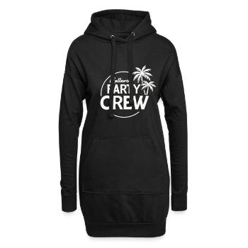 Mallorca Party Crew Sommer, Sonne & Partyfeeling - Hoodie-Kleid - Schwarz - Vorne