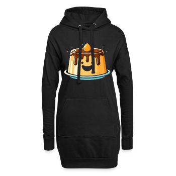 Un délicieux design de dessert pour les connaisseurs - Sweat-shirt à capuche long Femme - noir - Devant