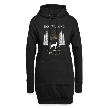 Bouledogue américain Amerikanische Bulldogge - Sweat-shirt à capuche long Femme - noir - Devant