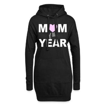 Maman Cadeau Fête des Mères - Sweat-shirt à capuche long Femme - noir - Devant