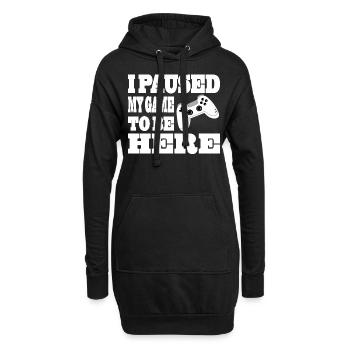 Gaming Retro Gift Idea - Hoodie Dress - black - Front