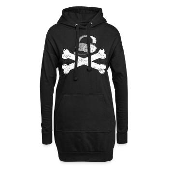 Gaming Retro Gift Idea - Hoodie Dress - black - Front