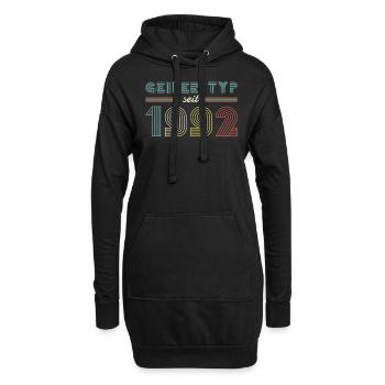 30. Geburtstag Männer TShirt 1992 Geburtstag Mann - Hoodie-Kleid - Schwarz - Vorne