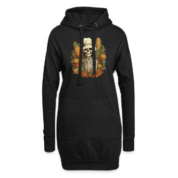 Gärtnerin Gartenpflanzen Vegetarier-Gärtner - Hoodie-Kleid - Schwarz - Vorne