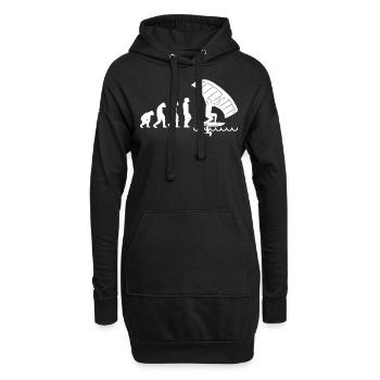 Wingfoil Surfer Wingfoiling Hydrofoil Evolution - Sweat-shirt à capuche long Femme - noir - Devant