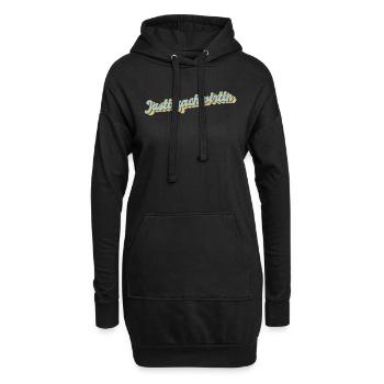 Richtern Abschluss-Geschenk Justizfachwirtin - Hoodie-Kleid - Schwarz - Vorne