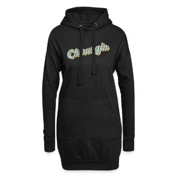 Krankenhaus Arzt Abschluss-Geschenk Chirurgin - Hoodie-Kleid - Schwarz - Vorne