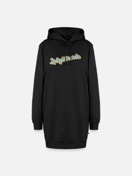 Eisenbahner Abschluss-Geschenk Lokführerin - Hoodie-Kleid - Schwarz