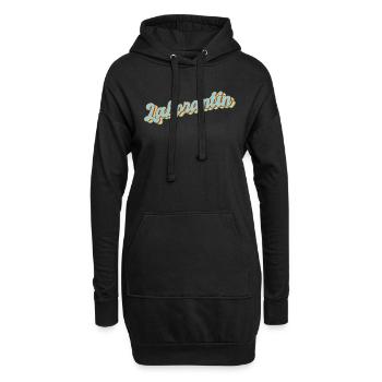 Chemiker Abschluss-Geschenk Laborantin - Hoodie-Kleid - Schwarz - Vorne