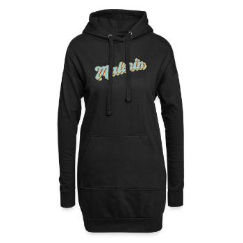 Lackierer-Anstreicher Abschluss-Geschenk Malerin - Hoodie-Kleid - Schwarz - Vorne