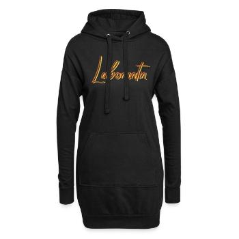 Chemiker Abschluss-Geschenk Laborantin - Hoodie-Kleid - Schwarz - Vorne