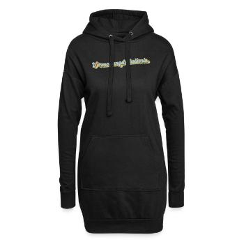 Cadeau de Graduation arpenteur - Sweat-shirt à capuche long Femme - noir - Devant