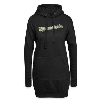 Feinmechaniker Abschluss-Geschenk Uhrmacherin - Hoodie-Kleid - Schwarz - Vorne