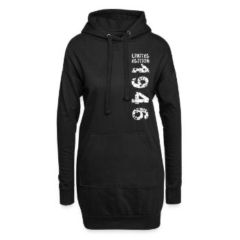 1946 Geburtstag Geschenkidee Vintage Edition 1946 - Hoodie-Kleid - Schwarz - Vorne