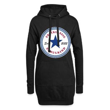 Kinder Einschulung Grundschule Erste Klasse Schule - Hoodie-Kleid - Schwarz - Vorne