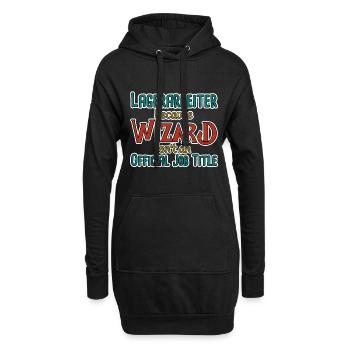 Lagerarbeiter Wizard - Hoodie-Kleid - Schwarz - Vorne