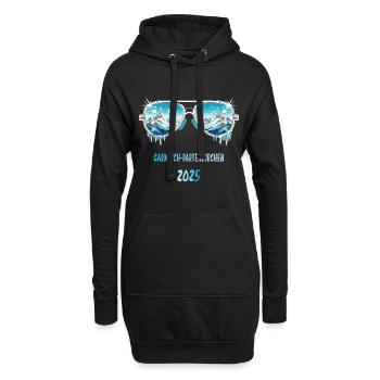 GARMISCH PARTENKIRCHEN 2025 - Hoodie-Kleid - Schwarz - Vorne