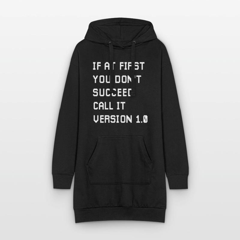 If At First You Don’t Succeed Coder Game Developer Sweat-shirt à capuche long Femme