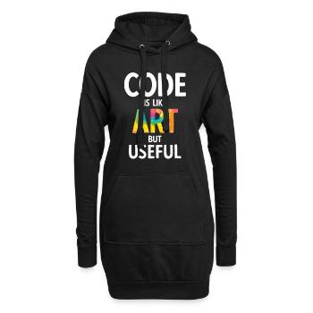 Software Ingenieur Informatiker Programmierer - Hoodie-Kleid - Schwarz - Vorne