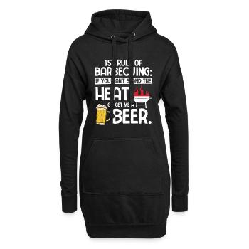 Grillparty Spruch Zum Grillen Grill - Hoodie-Kleid - Schwarz - Vorne