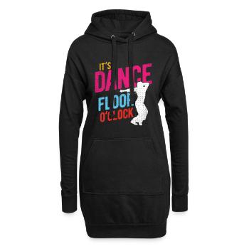 Breakdancing Tanzen für Tänzer - Hoodie-Kleid - Schwarz - Vorne