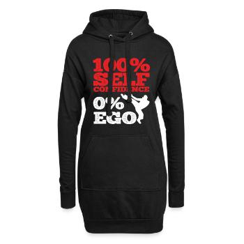 Japanischer Kampfsport Karate - Hoodie-Kleid - Schwarz - Vorne