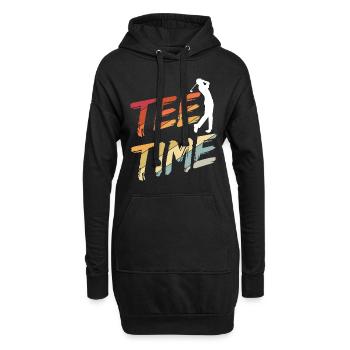 Golfplatz zum Golfen Golf - Hoodie-Kleid - Schwarz - Vorne