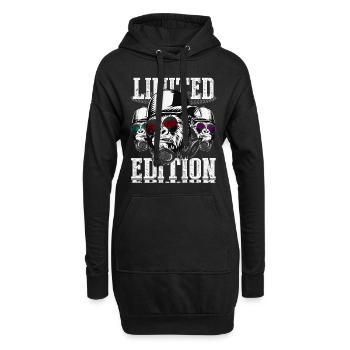 Édition Deluxe Limitée DJ Gorilla Design - Sweat-shirt à capuche long Femme - noir - Devant