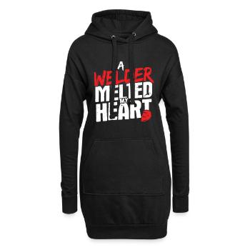 Schweißen Für Schweißer - Hoodie-Kleid - Schwarz - Vorne