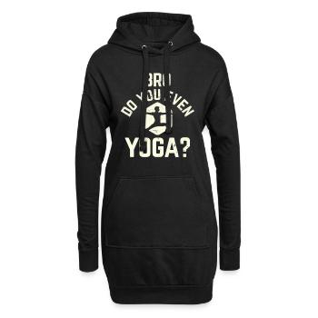 Yogalehrer Spruch Für Yogi Yoga - Hoodie-Kleid - Schwarz - Vorne