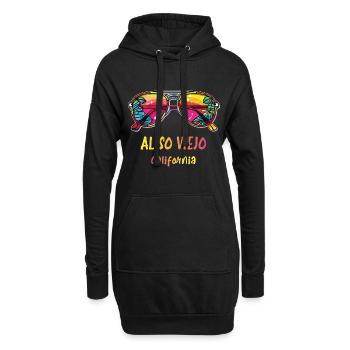 ALISO VIEJO Kalifornien - Hoodie-Kleid - Schwarz - Vorne
