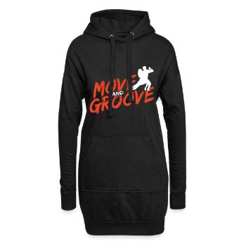 Breakdancing Tanzen für Tänzer - Hoodie-Kleid - Schwarz - Vorne