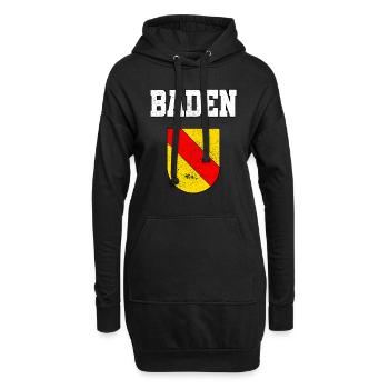 Blason de Baden Badisch cadeau du Badnerland - Sweat-shirt à capuche long Femme - noir - Devant