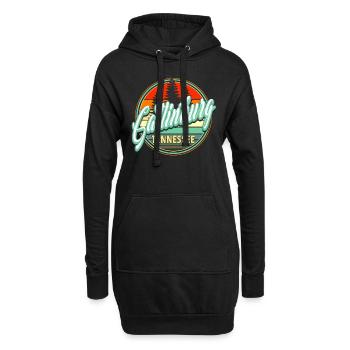 Gatlinburg Tennessee - Hoodie-Kleid - Schwarz - Vorne