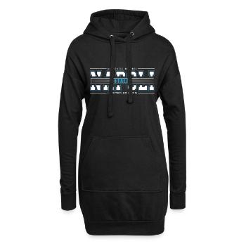 NAPOLI - Hoodie-Kleid - Schwarz - Vorne