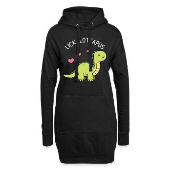 Lickalottapus - Hoodie-Kleid - Schwarz - Vorne