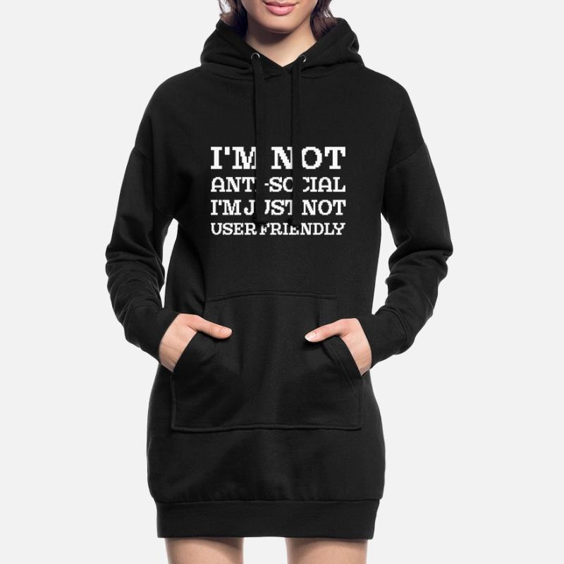 I’m Not Users Friendly Web Developer Coder Sweat-shirt à capuche long Femme