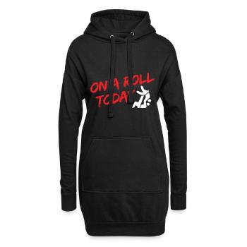 BJJ Jiu Jitsu - Hoodie-Kleid - Schwarz - Vorne