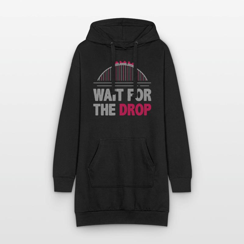 Roller coaster, roller coaster G forces, roller coaster park Hoodie Dress