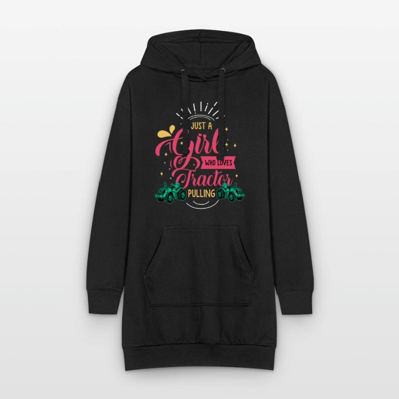 tractor pulling, tractor pulling pulling, drag, Hoodie-Kleid