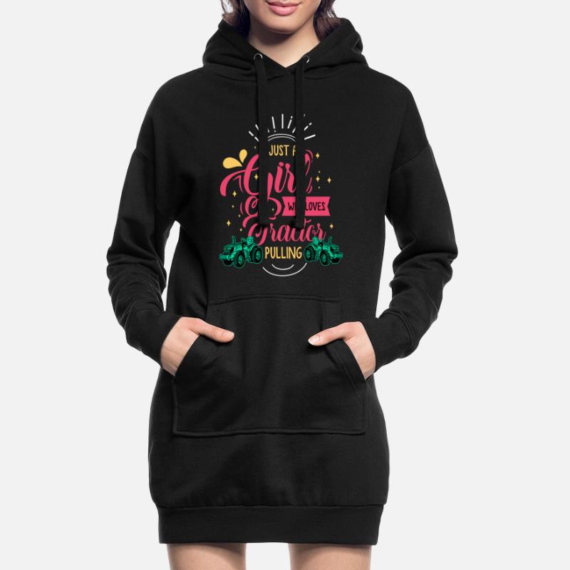 tractor pulling, tractor pulling pulling, drag, Hoodie-Kleid