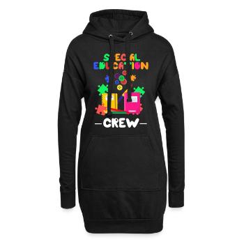 Enseignement spécial enseignants, pédagogie spécialisée - Sweat-shirt à capuche long Femme - noir - Devant
